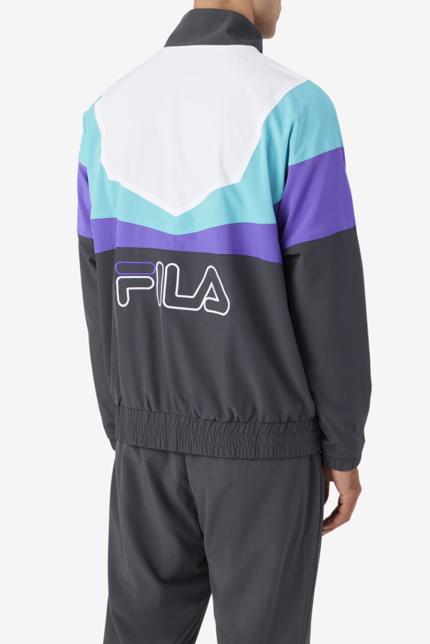 Fila UK Amar Track Jacket Shadow/Purple/Ceramic/White