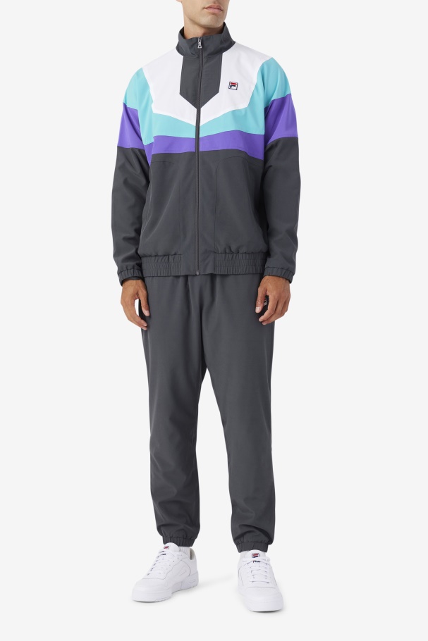 Fila UK Amar Track Jacket Shadow/Purple/Ceramic/White
