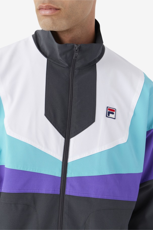 Fila UK Amar Track Jacket Shadow/Purple/Ceramic/White