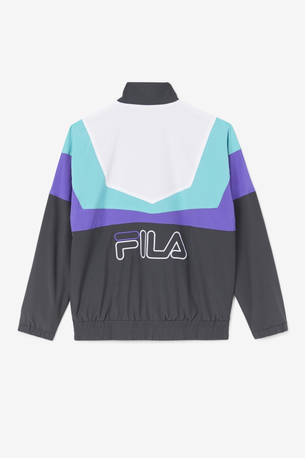 Fila UK Amar Track Jacket Shadow/Purple/Ceramic/White