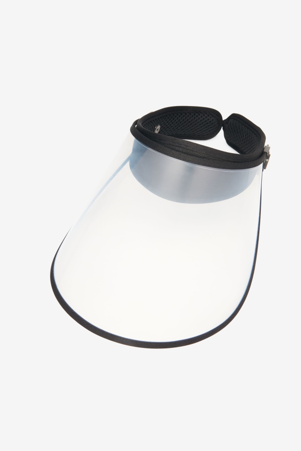 Black/Clear Plastic Face Shield Fila UK