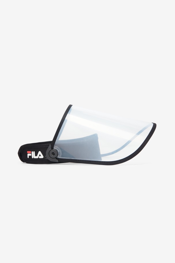 Black/Clear Plastic Face Shield Fila UK