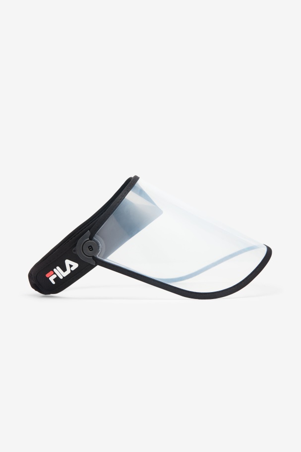 Black/Clear Plastic Face Shield Fila UK