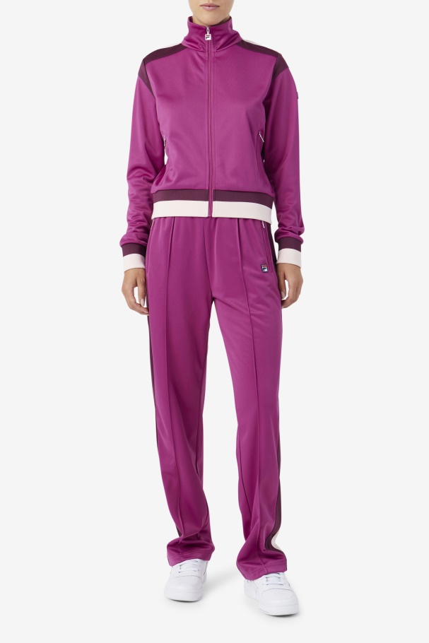 Rouge/Grape Wine/Potpourri Fila UK Sandy Track Pant