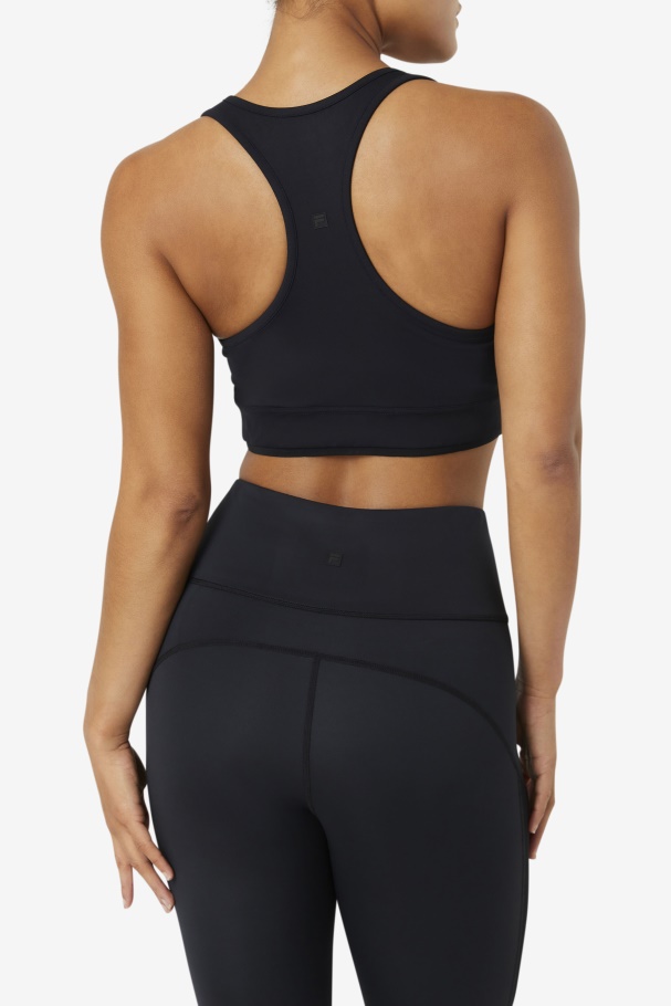 Fila UK Uplift Racerback Bra Top Black