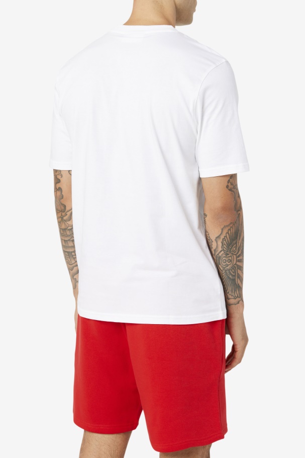 White Curtis Pocket Tee Fila UK