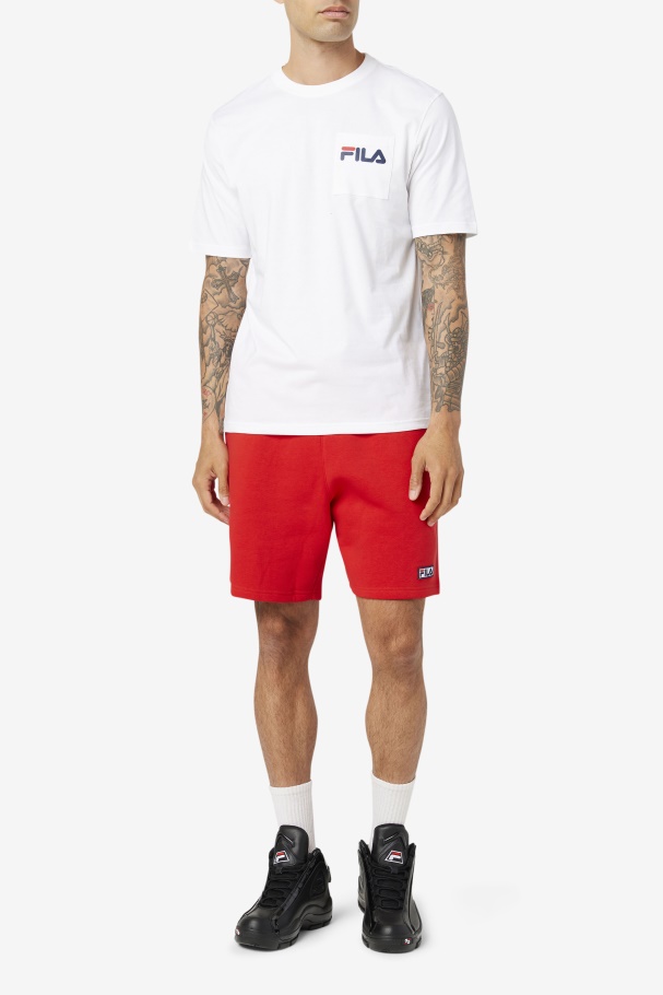 White Curtis Pocket Tee Fila UK