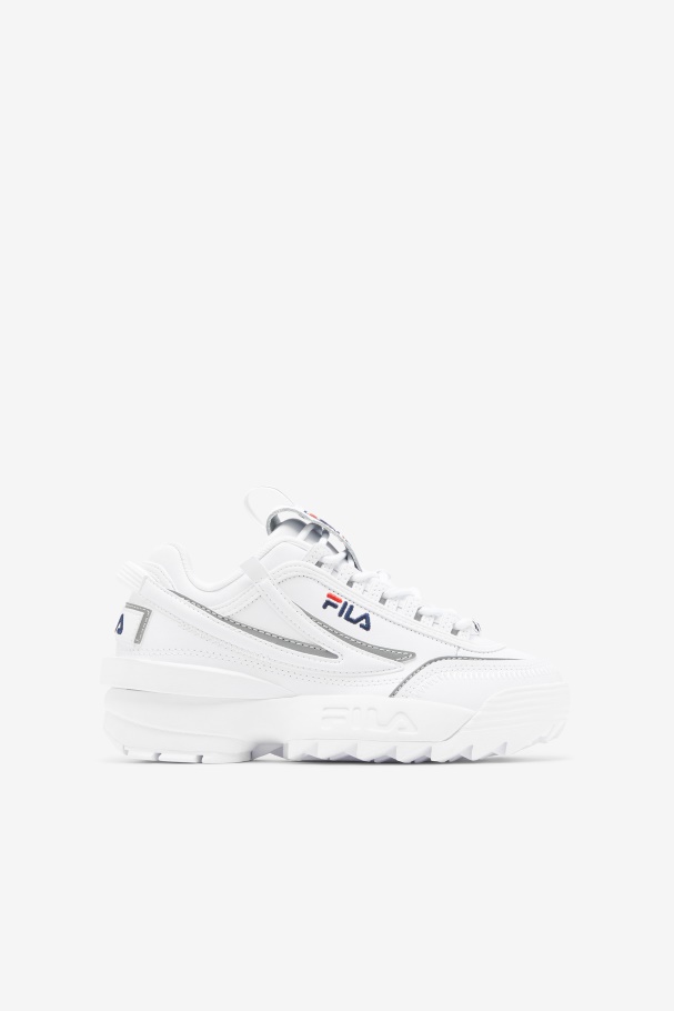 Fila UK Little Kids' Disruptor 2 EXP White/Navy/Red