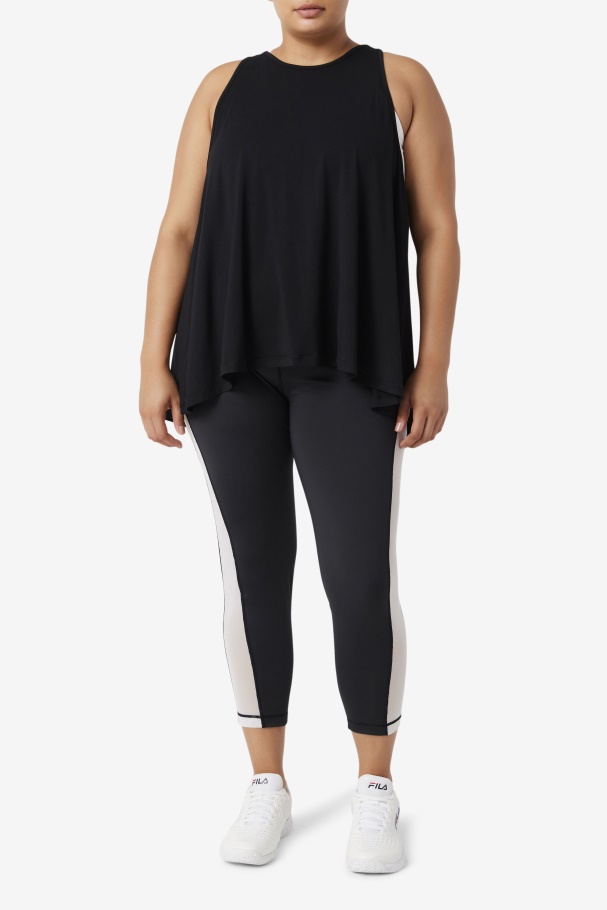 Fi-Lux Open Back Tank Top Fila UK Black