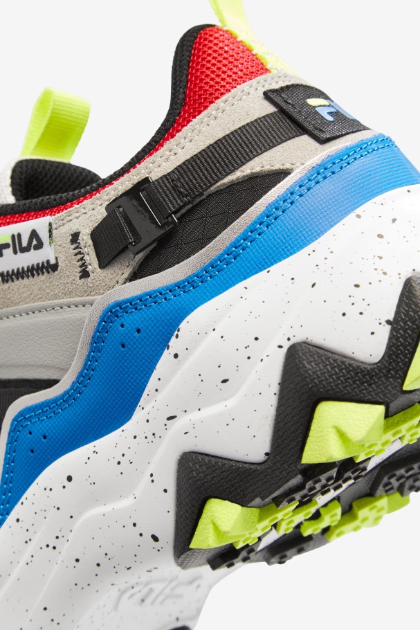 White/Black/Blue Men\'s Excursion Fila UK