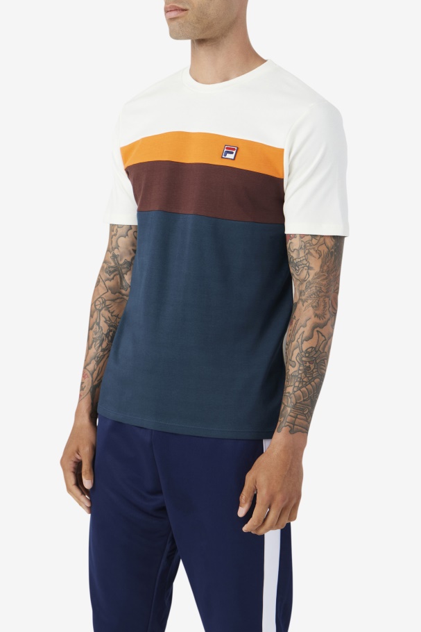 Fila UK Leary Crew Teal/Brown Stone/Orange