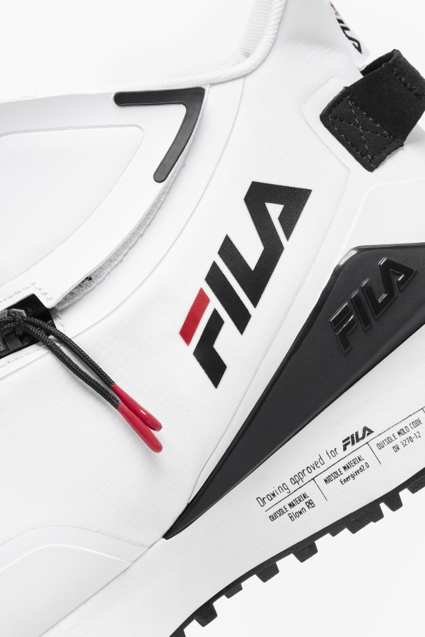 Women\'s Space Runner White/Black/Red Fila UK