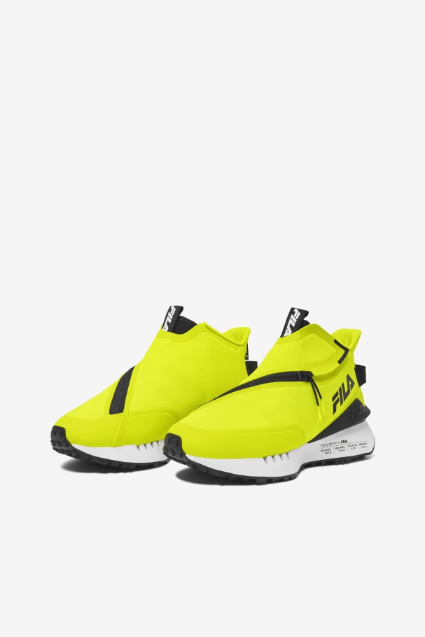 Women\'s Space Runner Fila UK Yellow/Black/White