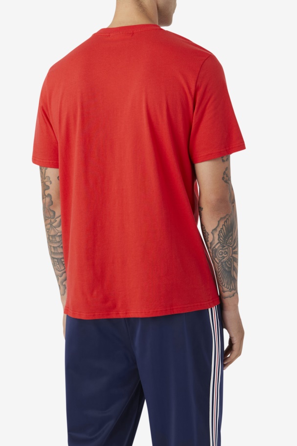 Nomi Tee Fila UK Red/White/Black
