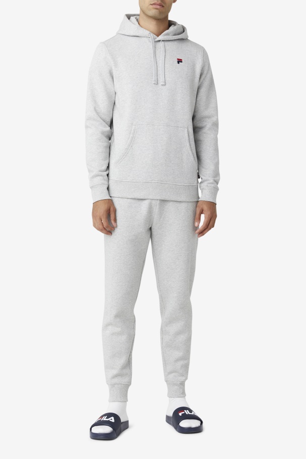Light Grey Godfrey Hoodie Fila UK