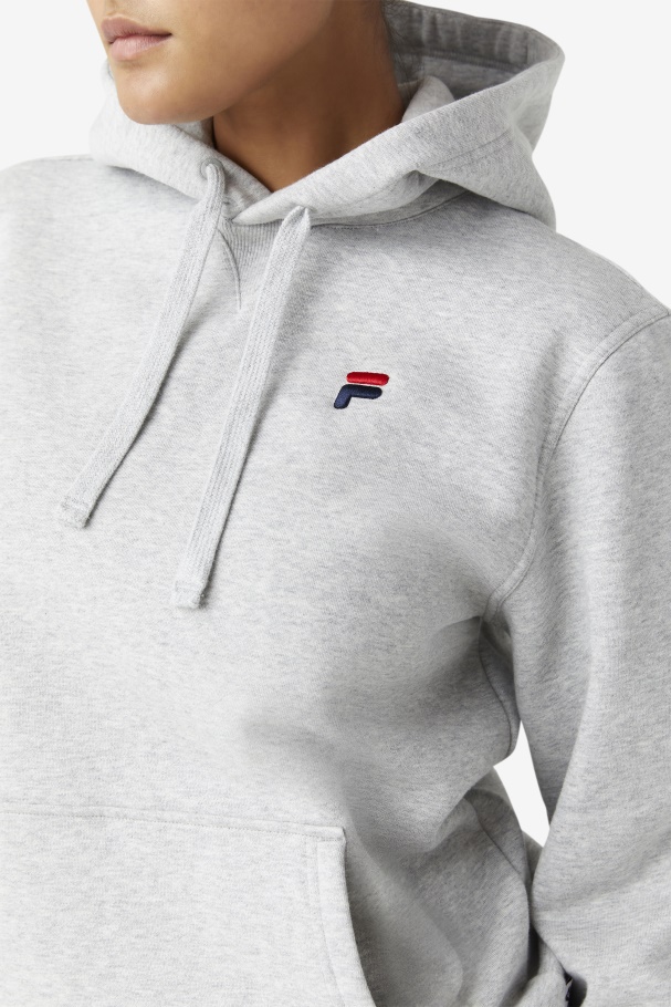 Light Grey Godfrey Hoodie Fila UK