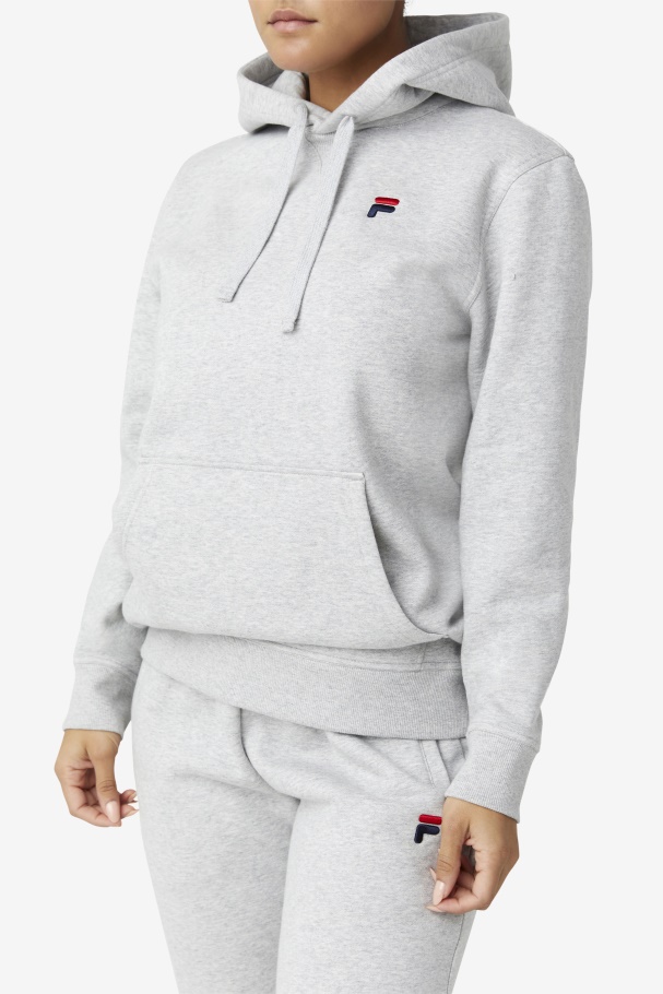 Light Grey Godfrey Hoodie Fila UK