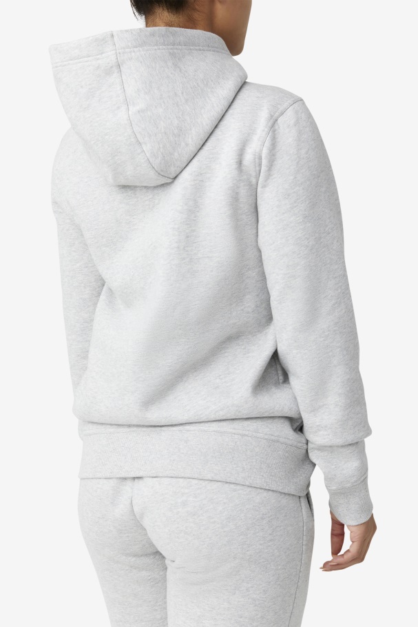 Light Grey Godfrey Hoodie Fila UK