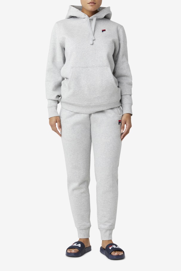 Light Grey Godfrey Hoodie Fila UK