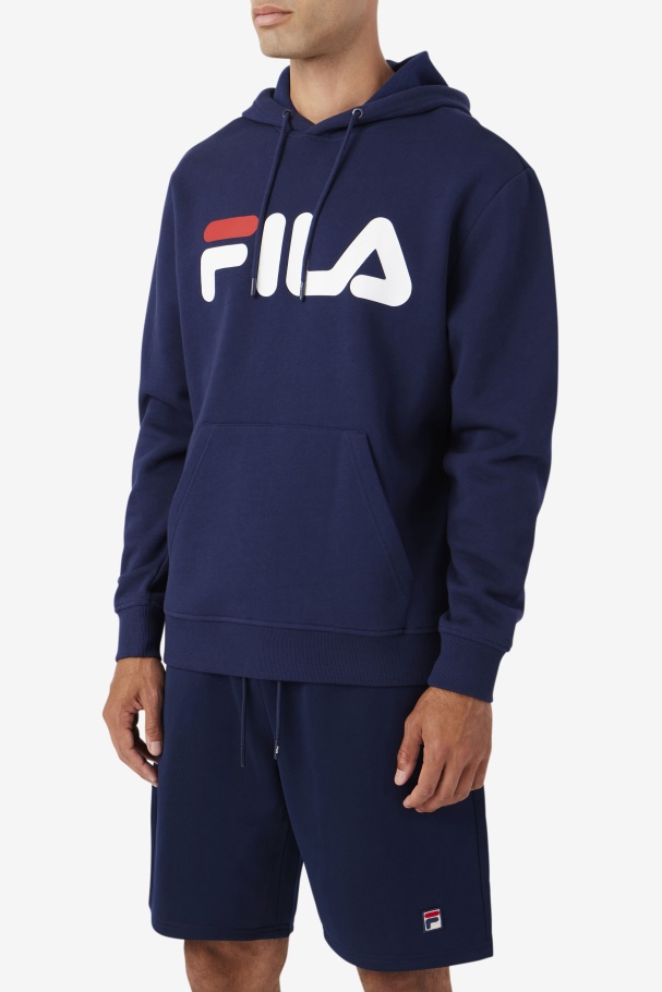 Samari Hoodie Navy/White/Red Fila UK
