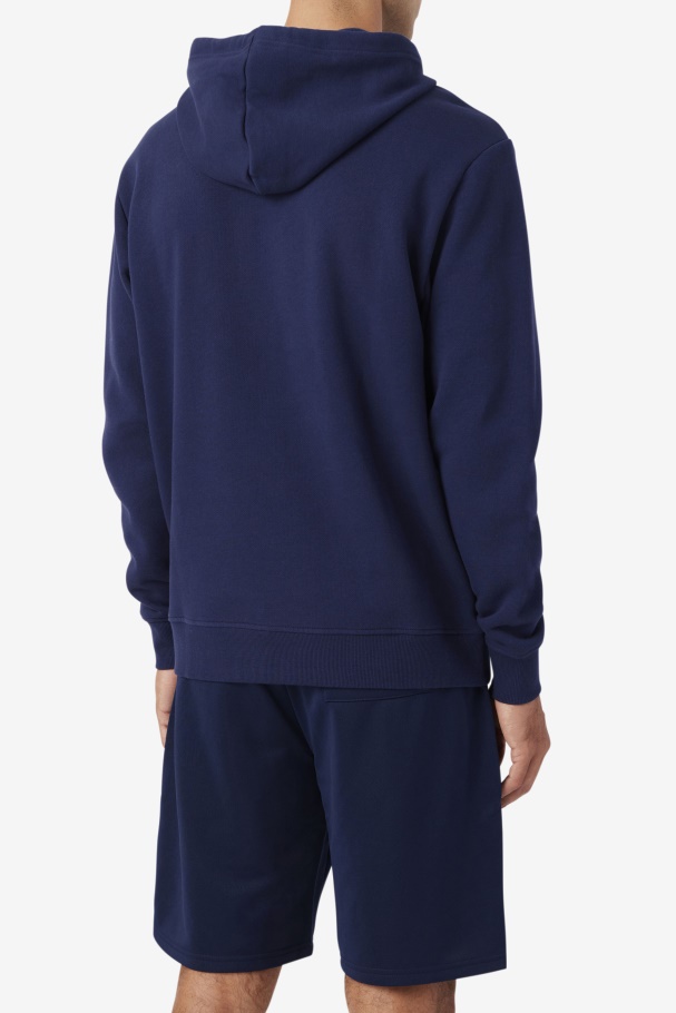 Samari Hoodie Navy/White/Red Fila UK