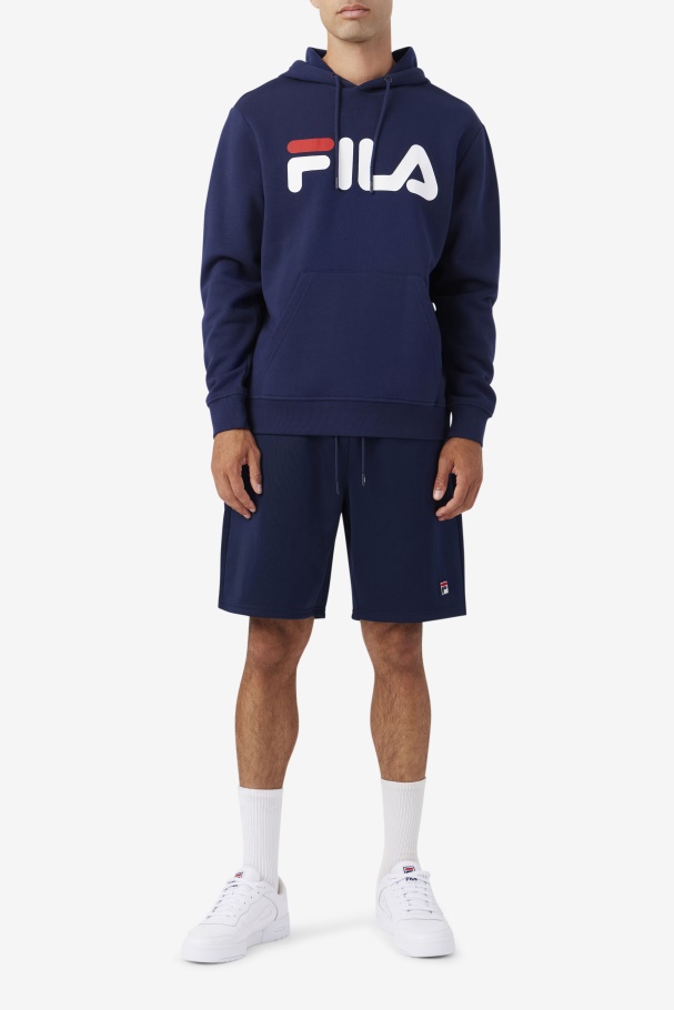 Samari Hoodie Navy/White/Red Fila UK