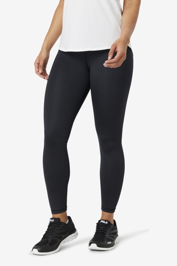 Forza Sleek 7/8 Leggings Fila UK Black