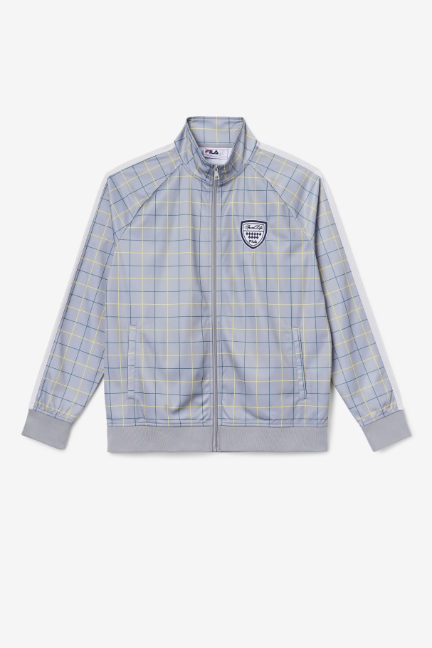 Fila UK Oshan Track Jacket Monument/Stone/June Bug
