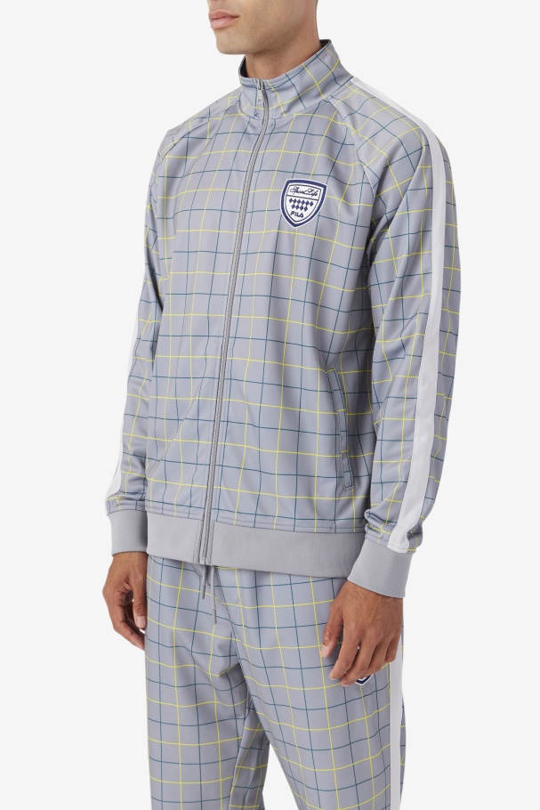 Fila UK Oshan Track Jacket Monument/Stone/June Bug