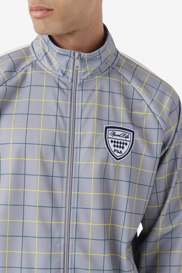 Fila UK Oshan Track Jacket Monument/Stone/June Bug