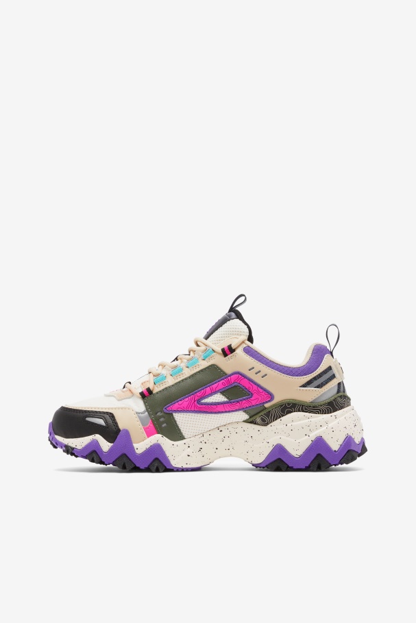 Gardenia/Thyme/Purple Fila UK Women\'s Oakmont Tr