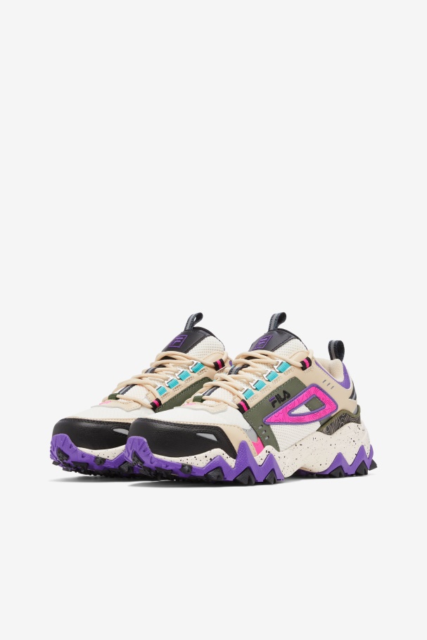 Gardenia/Thyme/Purple Fila UK Women\'s Oakmont Tr