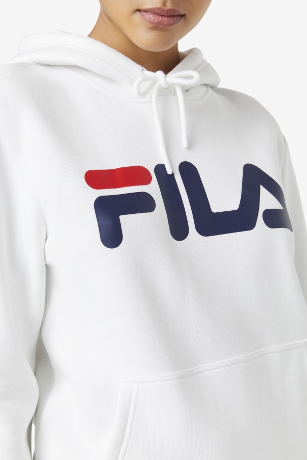 White/Peacoat Lucy Hoodie Fila UK