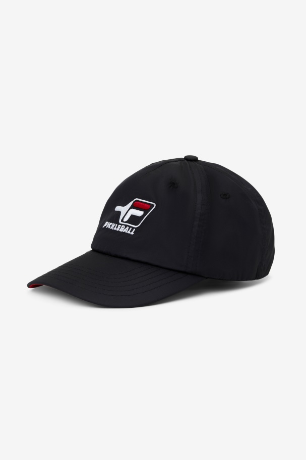 Pickleball Hat Black/Red Fila UK