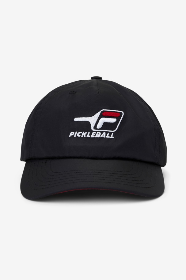 Pickleball Hat Black/Red Fila UK