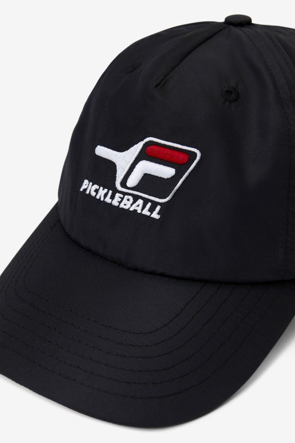 Pickleball Hat Black/Red Fila UK