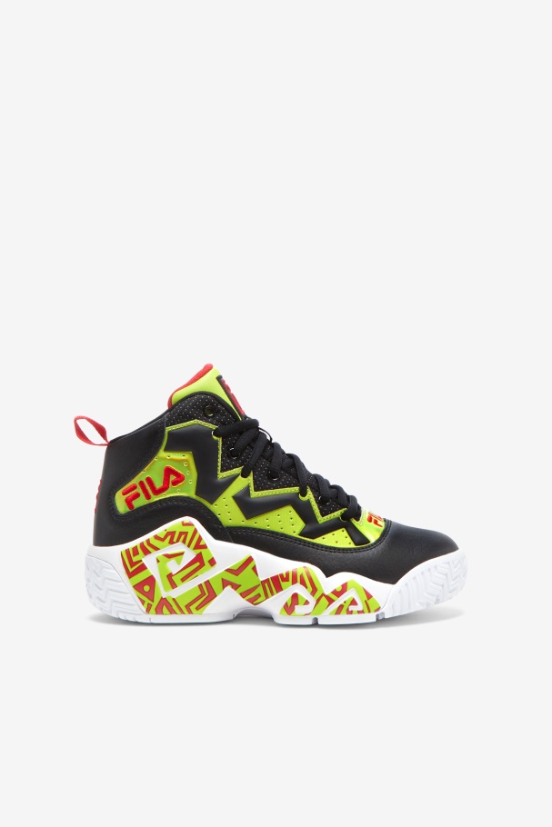 Fila UK Big Kids' Mb Night Walk Red/Lime Punch/Black