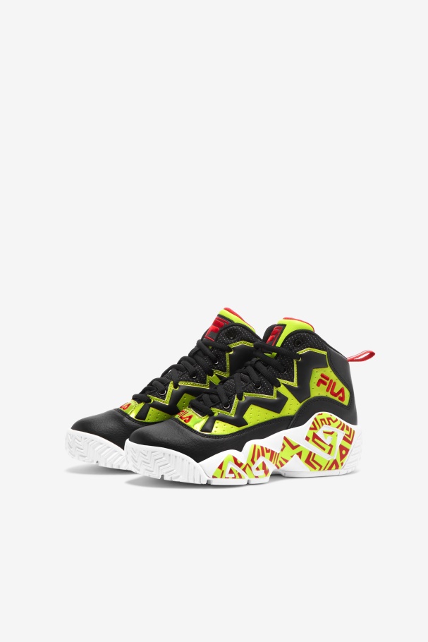 Fila UK Big Kids\' Mb Night Walk Red/Lime Punch/Black