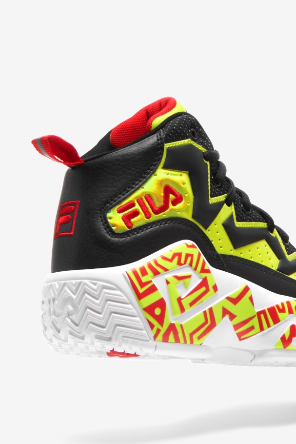 Fila UK Big Kids\' Mb Night Walk Red/Lime Punch/Black
