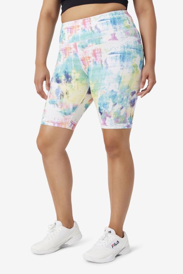 Tie Dye Forza 8\" Tie Dye Bike Short Fila UK