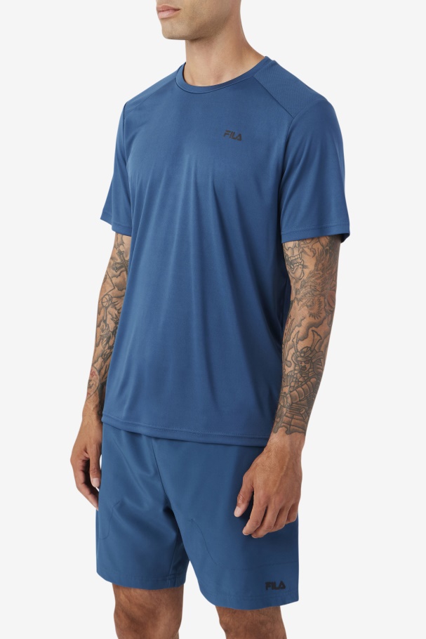 Kaab Crew Majolica Blue/Black Fila UK