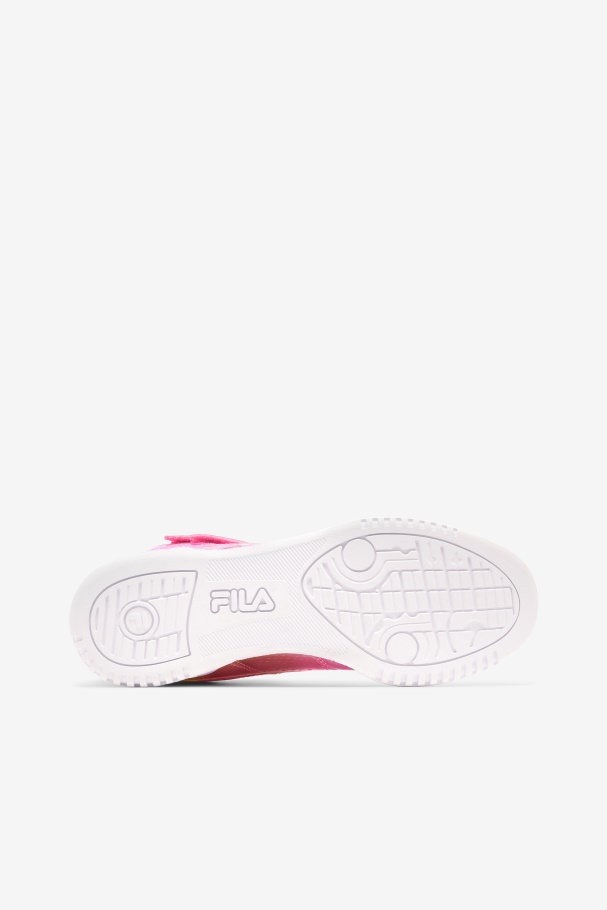 Women\'s F-14 Iridescent Snake Cotton Candy/White Fila UK