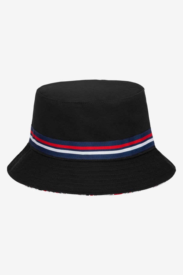 Fila UK Black reversible bucket hat