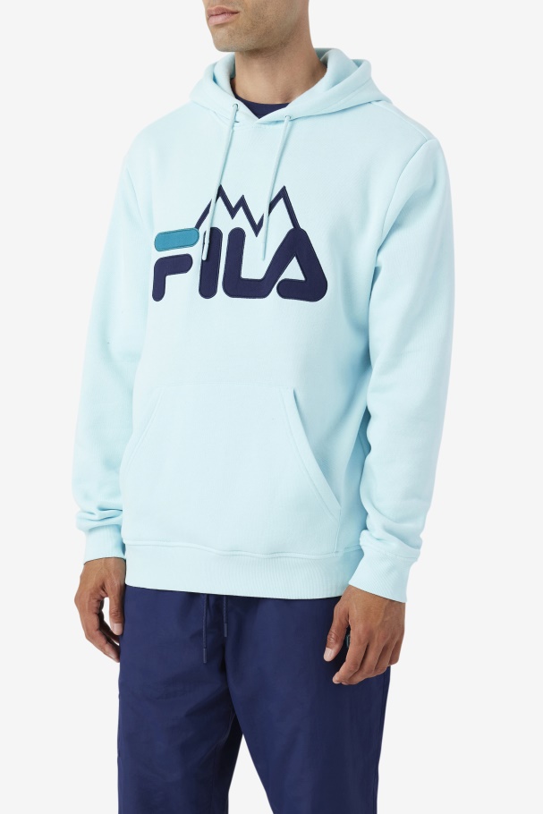 Fila UK Iced Aqua/Navy/Deep Lake Nan Hoodie