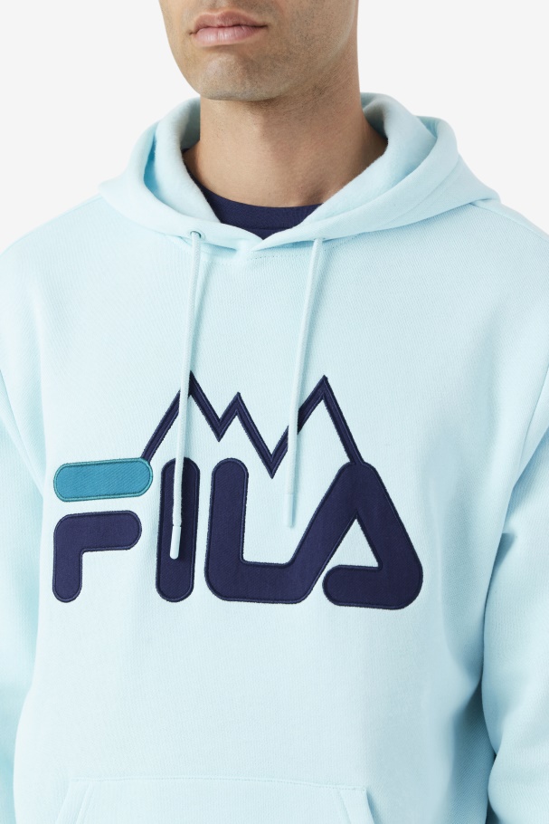 Fila UK Iced Aqua/Navy/Deep Lake Nan Hoodie