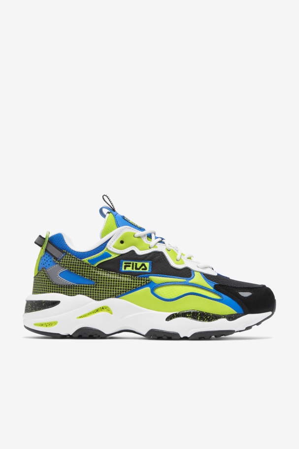 Fila UK White/Black/Lime Punch Men's Ray Tracer Apex