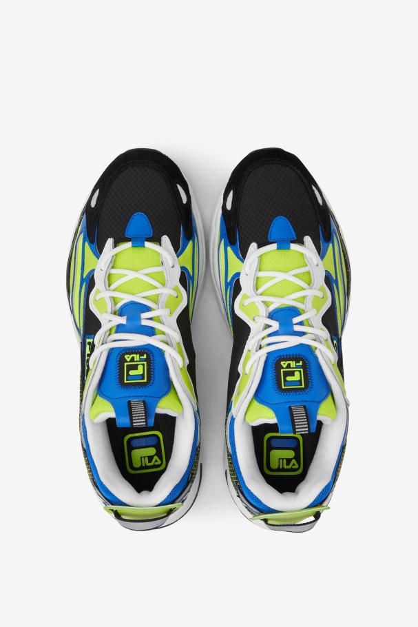 Fila UK White/Black/Lime Punch Men\'s Ray Tracer Apex