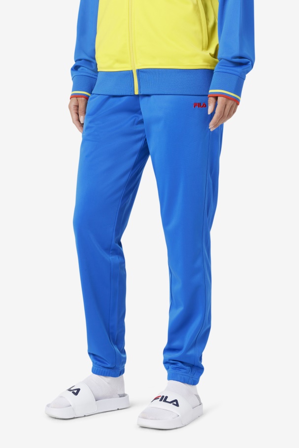 Lapis Blue/Fiery Red Fila UK Colombia Track Pant