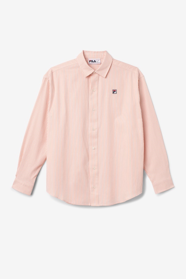 Coral Almond/White Ariella Dress Shirt Fila UK