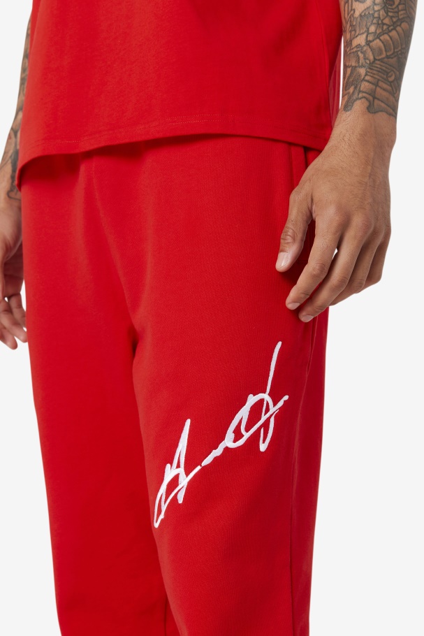 Red Fila UK Grant Hill Orson Pant